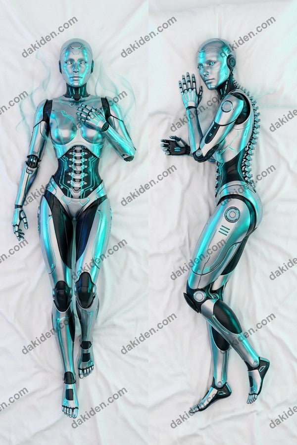 Furry Android Dakimakura Anime Body Pillow Cover 20x60IN | This product is generated with AI assistance.