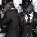 Mafia Boss Wolf furry body pillow cover product image 1