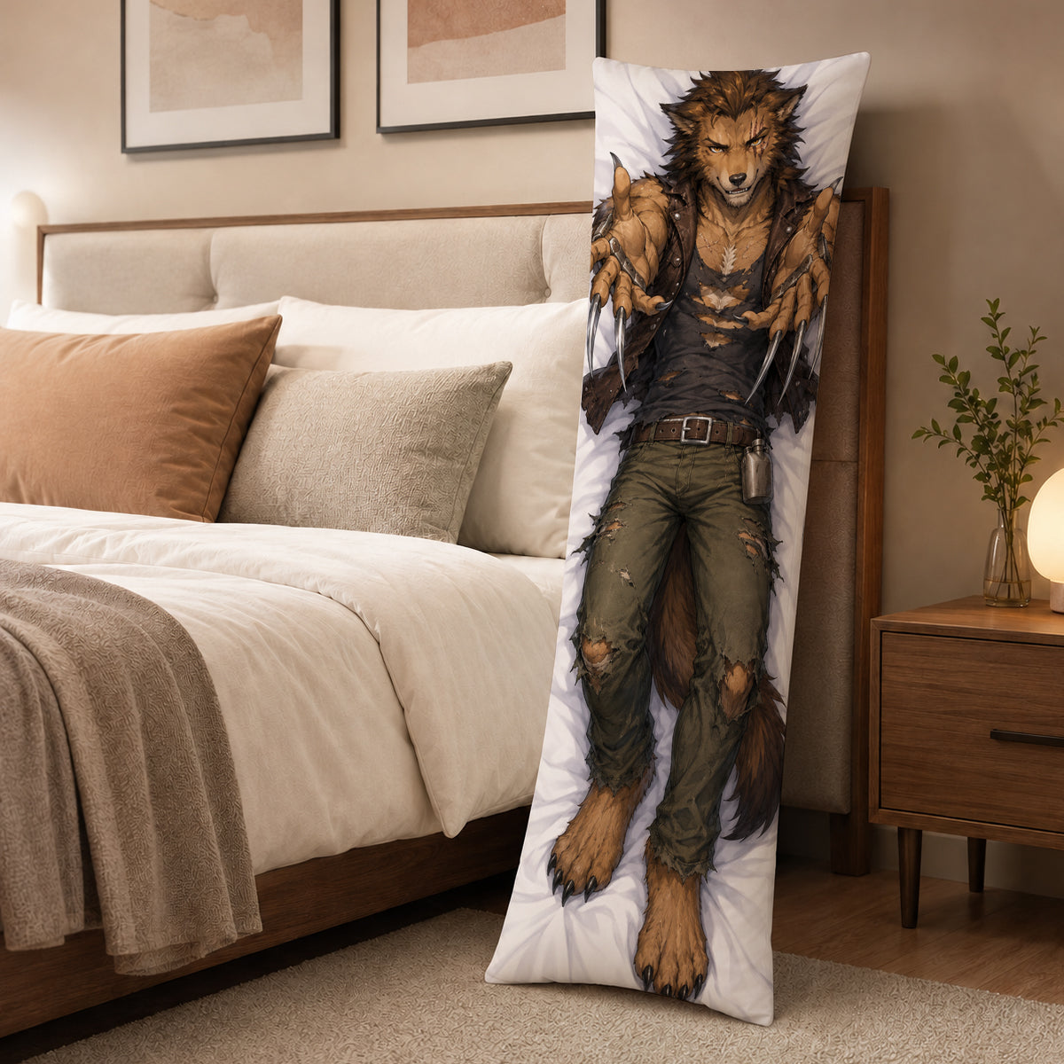 Berserker Wolf furry body pillow cover product image 3