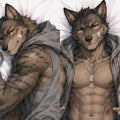 Underground Boxer Wolf furry body pillow cover product image 1