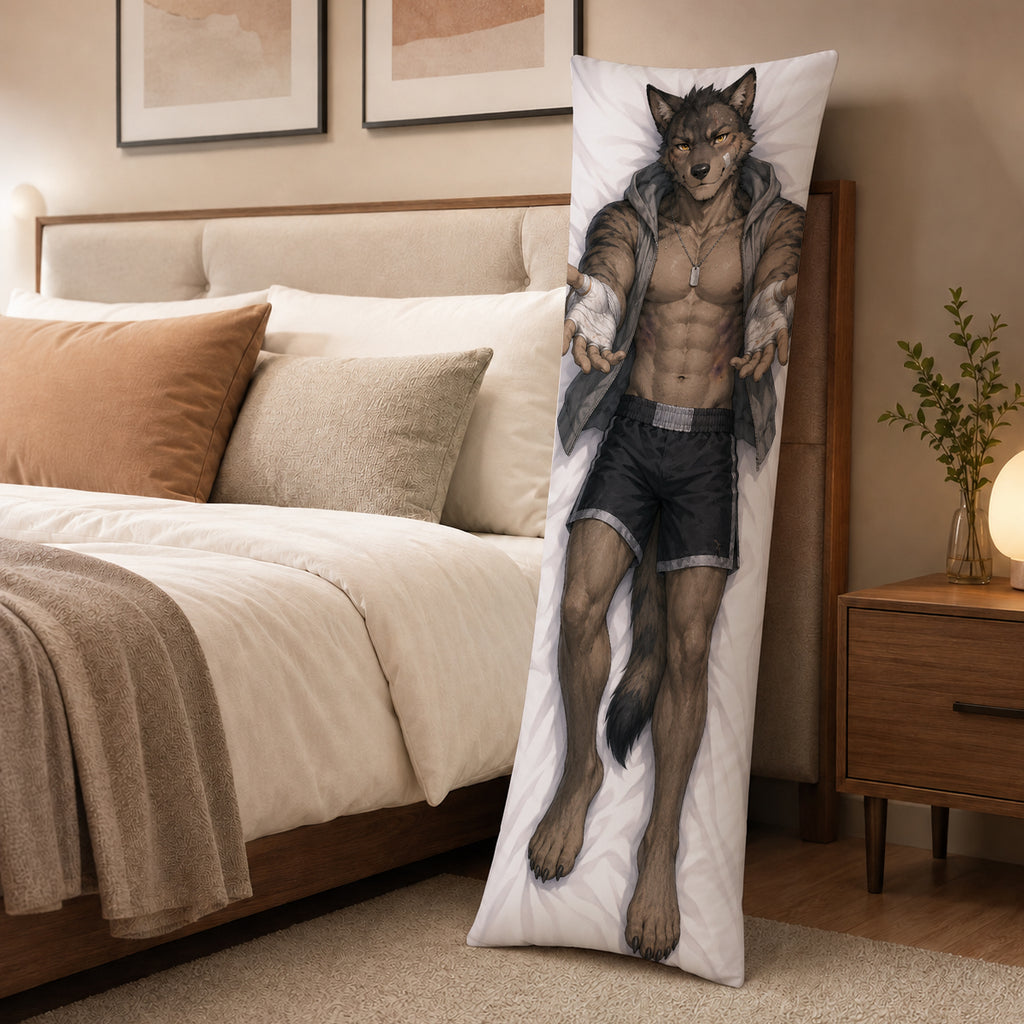 Underground Boxer Wolf furry body pillow cover product image 3