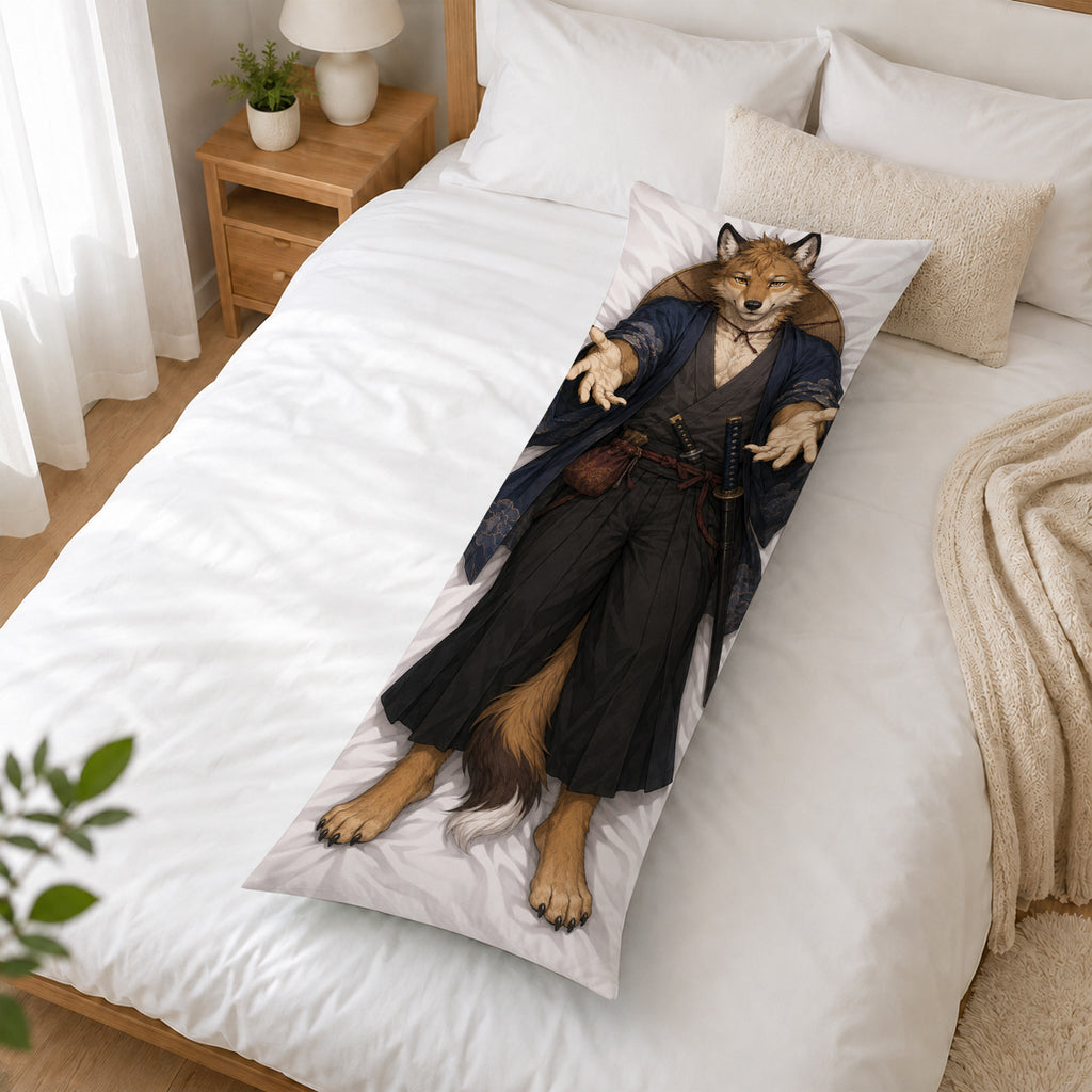 Wolf Swordsman furry body pillow cover product image 2