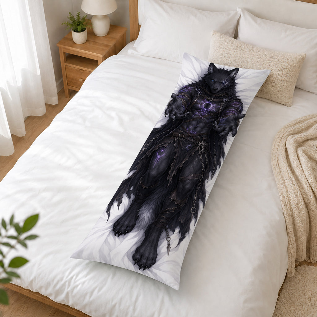 Cursed Werewolf furry body pillow cover product image 2