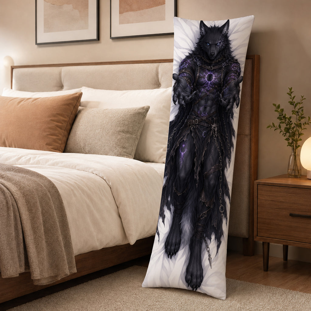 Cursed Werewolf furry body pillow cover product image 3