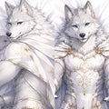 Guardian Wolf furry body pillow cover product image 1