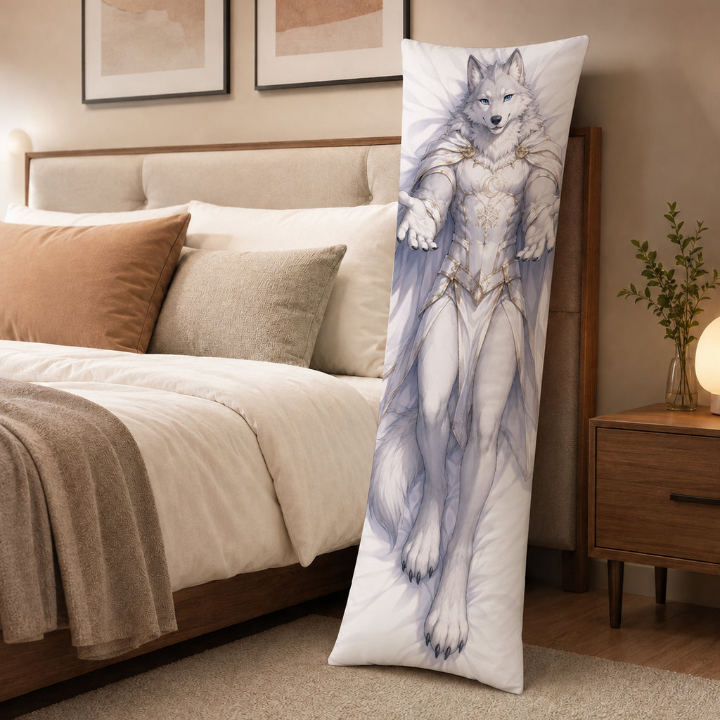 Guardian Wolf furry body pillow cover product image 3