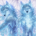 Ghost Wolf furry body pillow cover product image 1