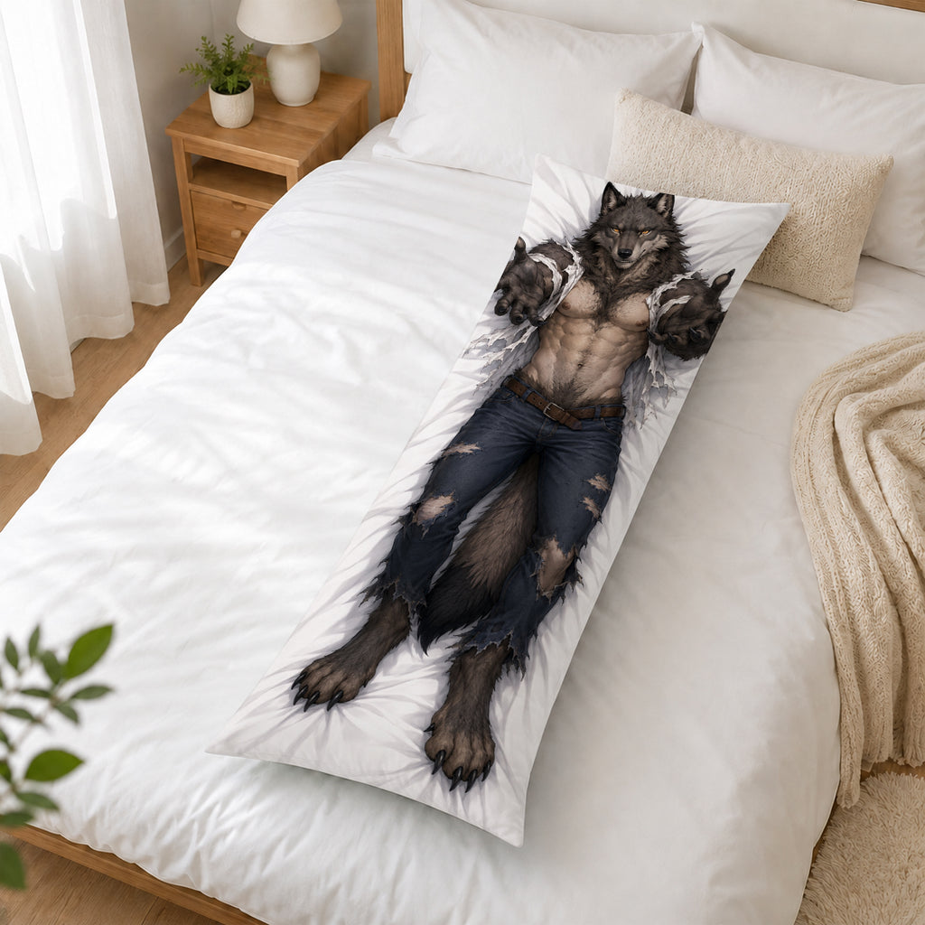 Werewolf furry body pillow cover product image 2