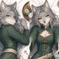 Tea House Perfumer Wolf furry body pillow cover product image 1