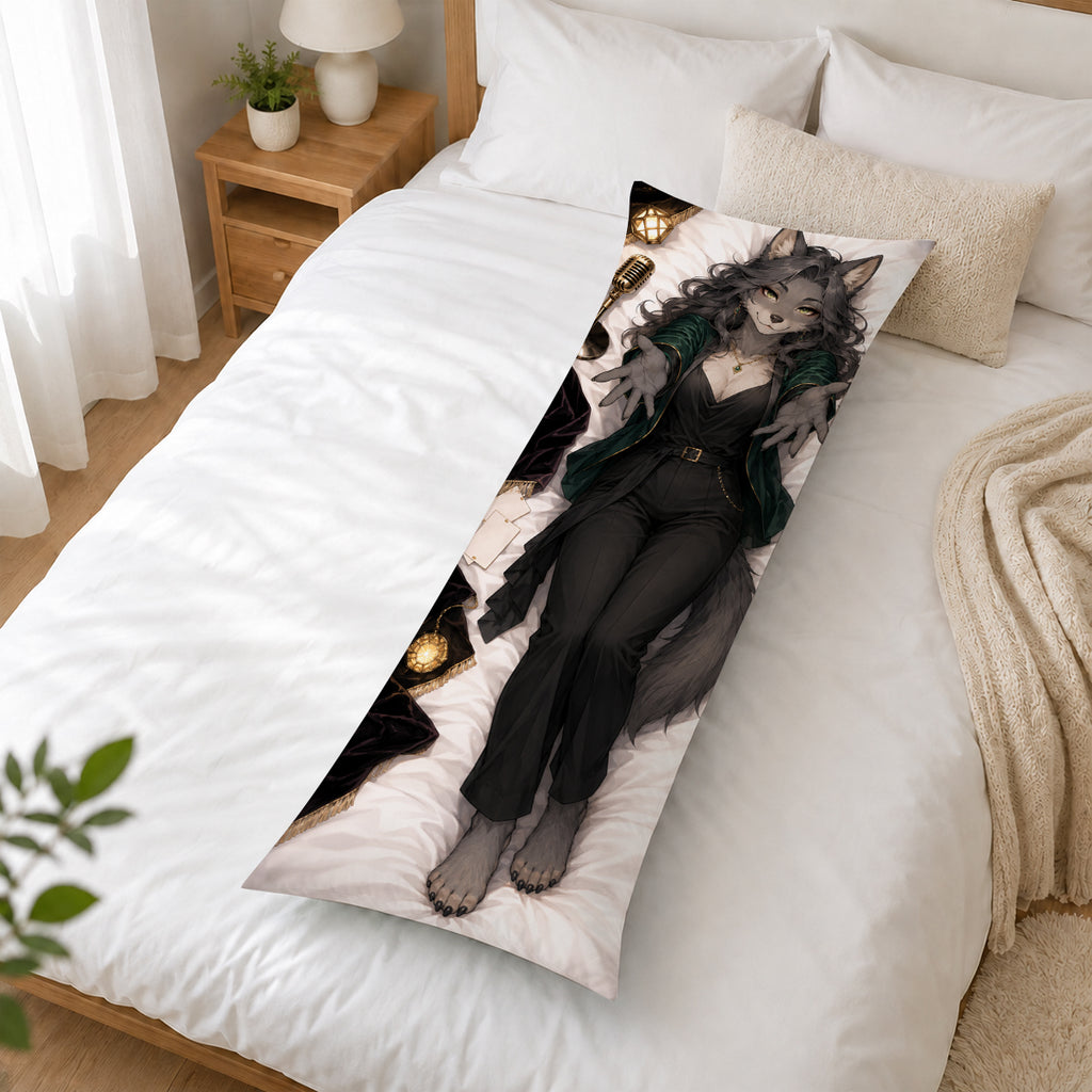 Jazz Singer Wolf furry body pillow cover product image 2